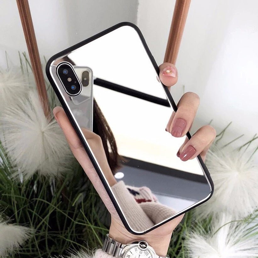 Compatible with Apple, iphoneX mirror phone case iphone7/8plus make-up self-timer glass case - Phone Cases -  Trend Goods