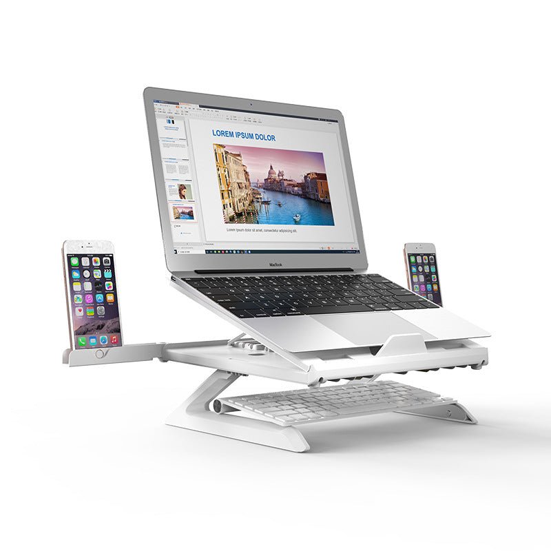 Computer Laptop Stand with two mobile phone brackets - Laptop Stands -  Trend Goods