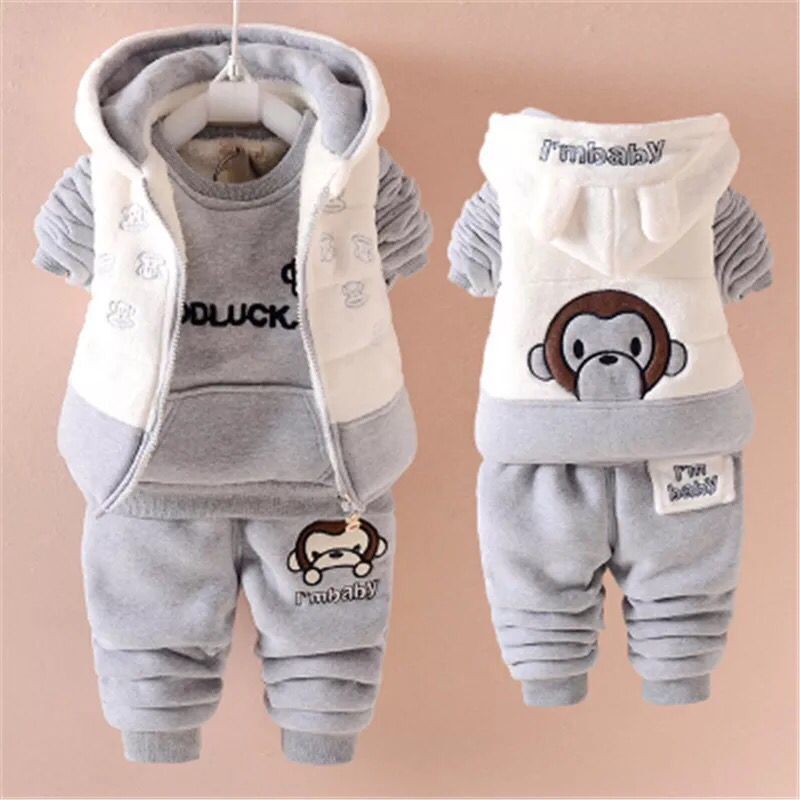 Cotton autumn and winter baby outfits - Baby Clothing -  Trend Goods