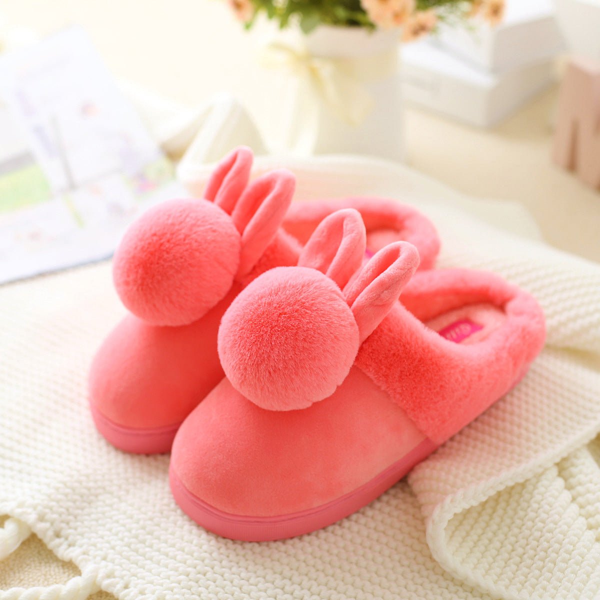 Cotton Slippers Autumn And Winter Indoor Girls Cotton Slippers - Slippers -  Trend Goods