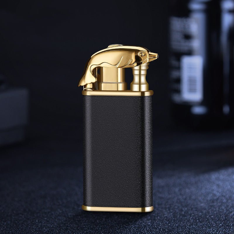 Creative Blue Flame Lighter Double Fire Metal Windproof Lighter - Lighters -  Trend Goods