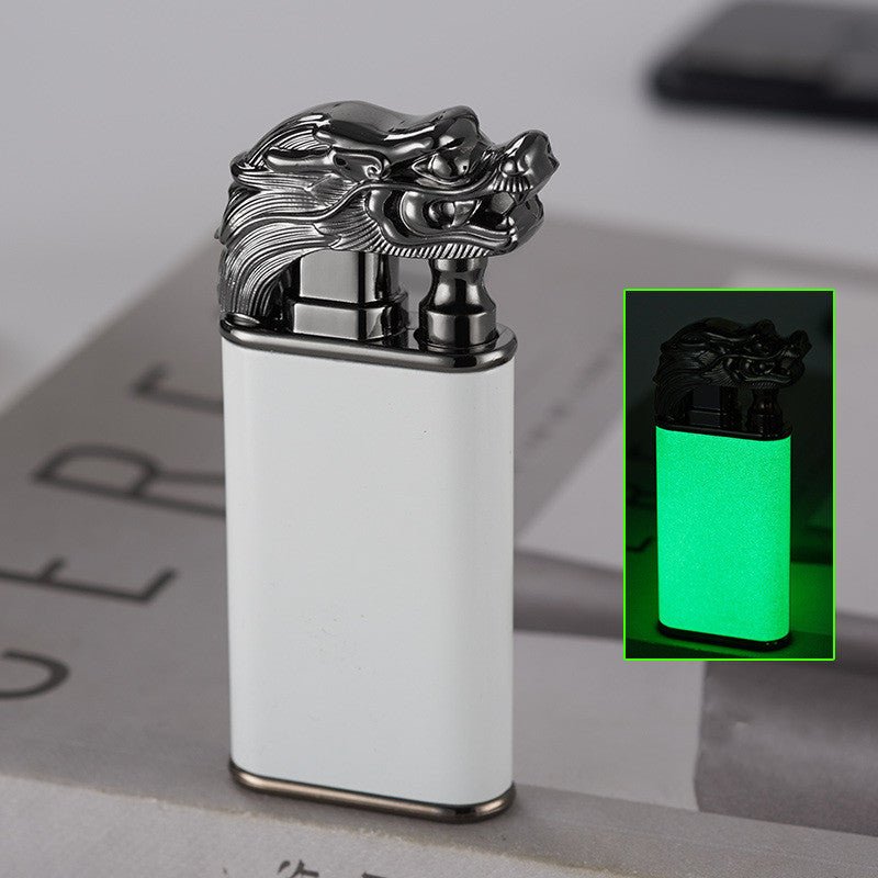 Creative Blue Flame Lighter Double Fire Metal Windproof Lighter - Lighters -  Trend Goods