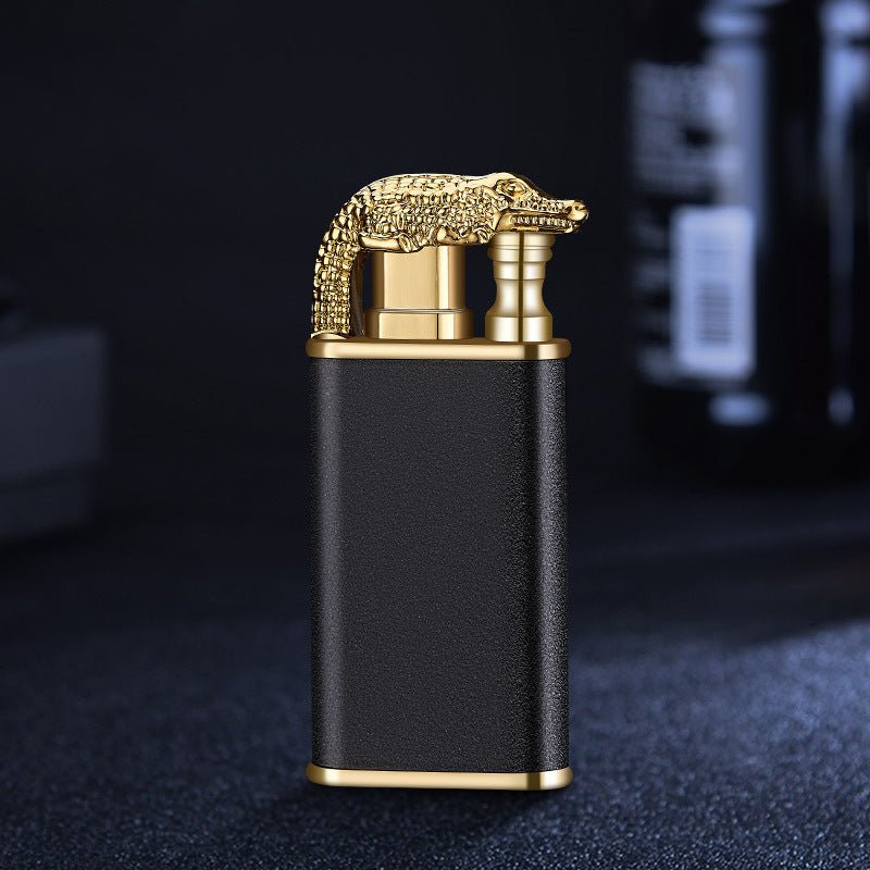 Creative Blue Flame Lighter Double Fire Metal Windproof Lighter - Lighters -  Trend Goods