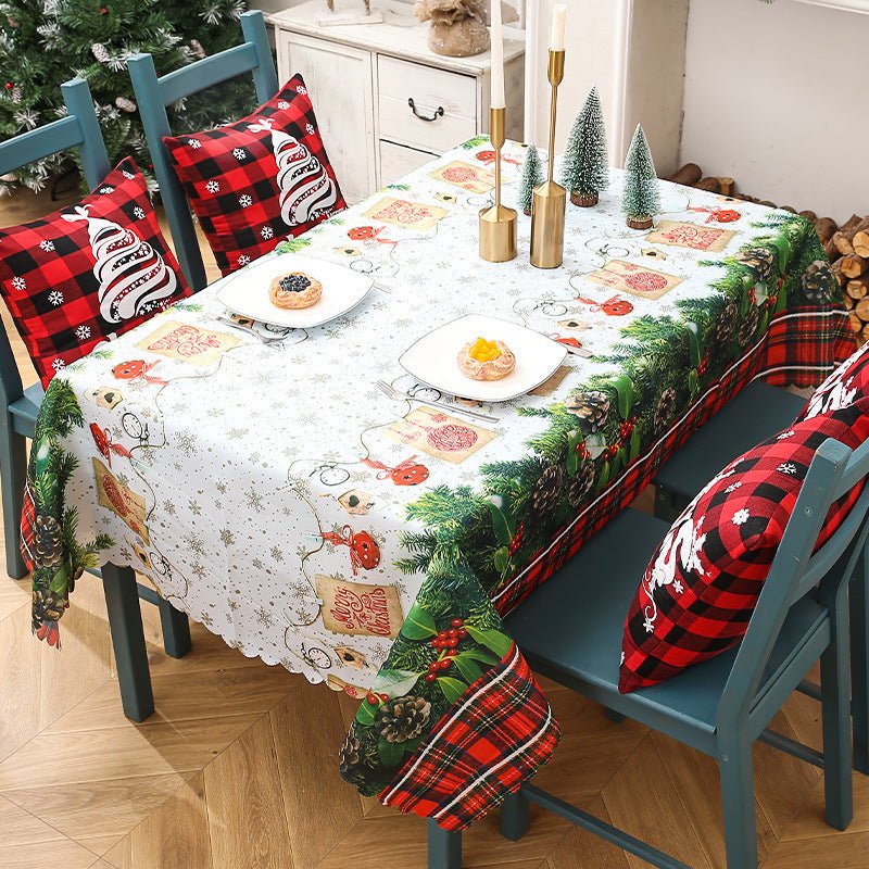 Creative Christmas Printed Tablecloth For Decoration - Tablecloths -  Trend Goods
