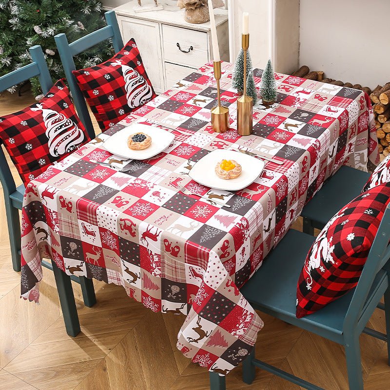 Creative Christmas Printed Tablecloth For Decoration - Tablecloths -  Trend Goods