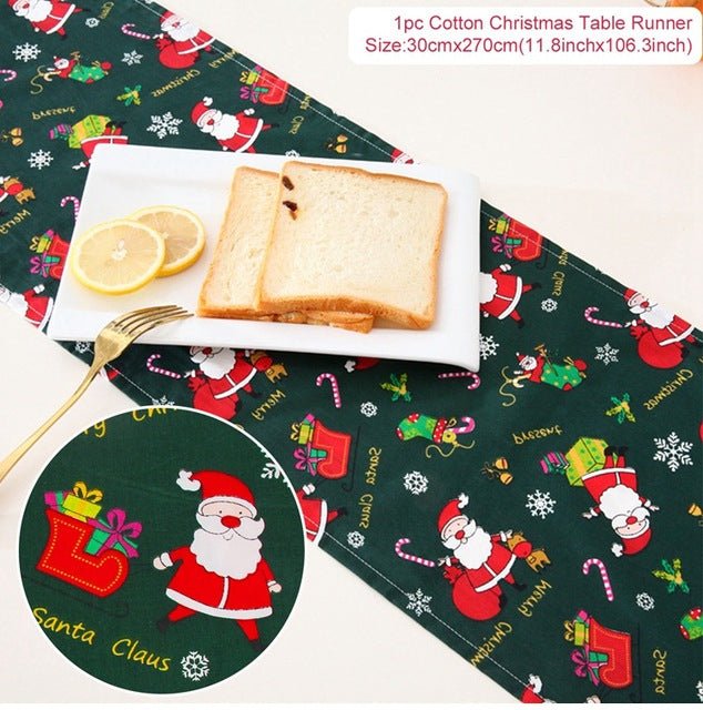 Creative Christmas Table And Tea Table Decoration - Table Runners -  Trend Goods