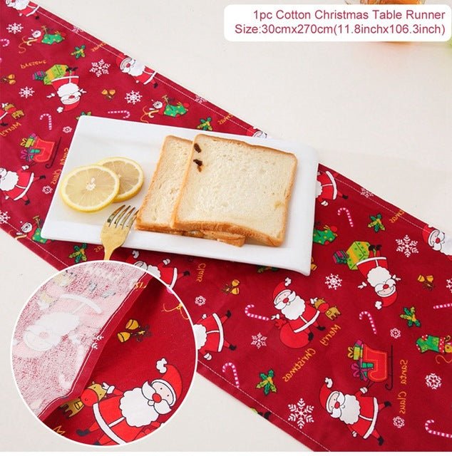 Creative Christmas Table And Tea Table Decoration - Table Runners -  Trend Goods