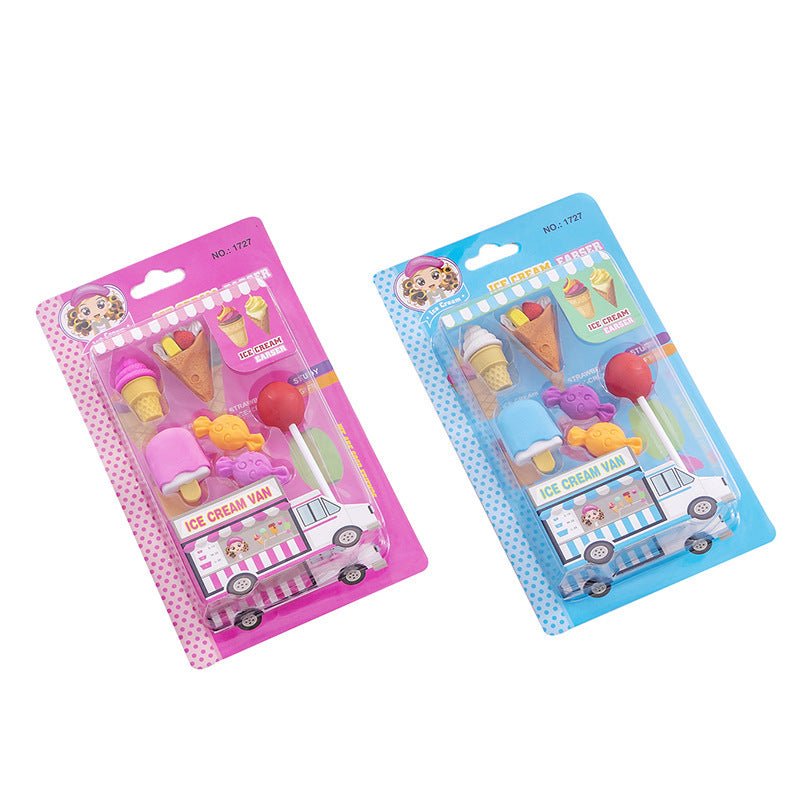 Creative Cute Snack Shape Eraser School Supplies Cartoon Eraser - Erasers -  Trend Goods