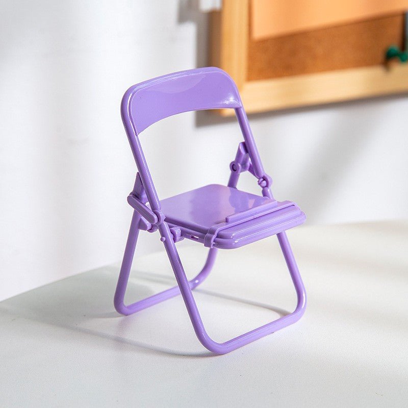 Creative Folding Small Chair Phone Holder - Phone Stands -  Trend Goods