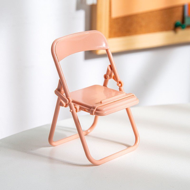 Creative Folding Small Chair Phone Holder - Phone Stands -  Trend Goods