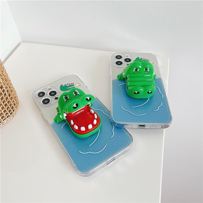 Creative Funny Finger Biting  Silicone Phone Case - Phone Cases -  Trend Goods