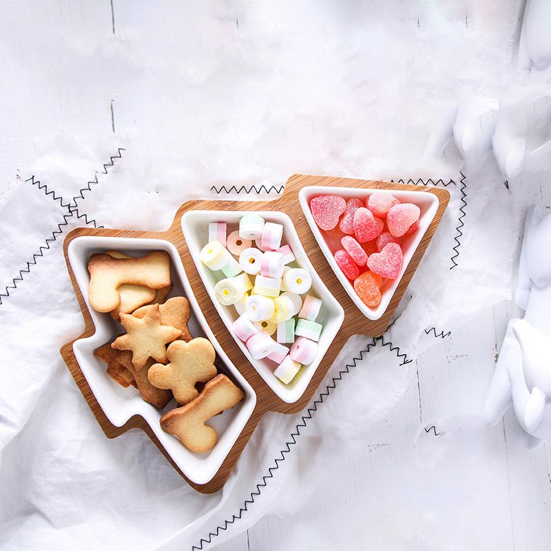 Creative Mixed Color Christmas Tree Ceramic Plates - Plates -  Trend Goods