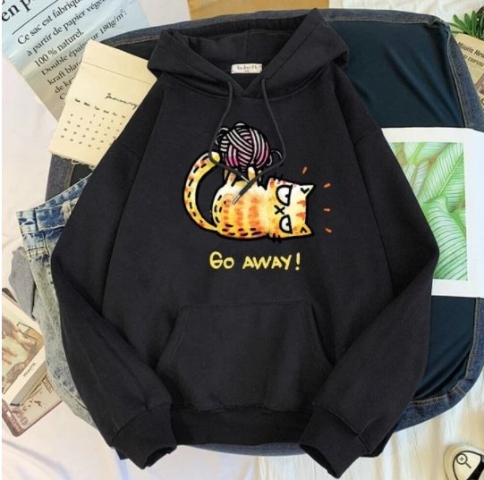 Creative Personality Pattern Hooded Sweater - Sweatshirts -  Trend Goods