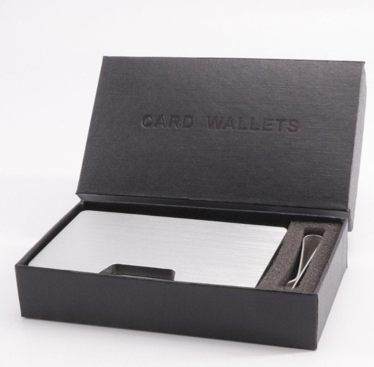 Credit Card Holder Aluminum Delicate Metal Wallet - Card Holders -  Trend Goods