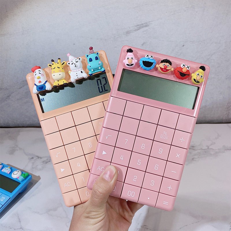 Cute Cartoon Real Voice Multi Function Big Button Fashion Calculator - Calculators -  Trend Goods