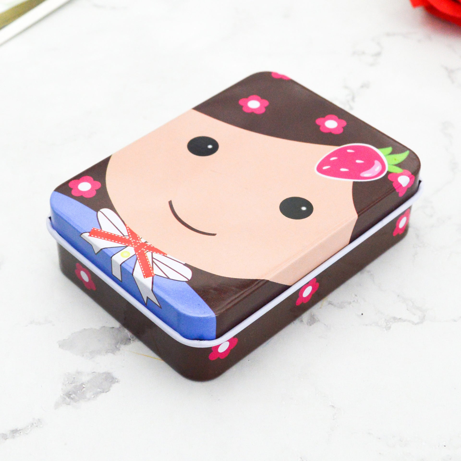 Cute Jewelry Creative Tinplate Storage Box Card Sticker Box - Boxes -  Trend Goods