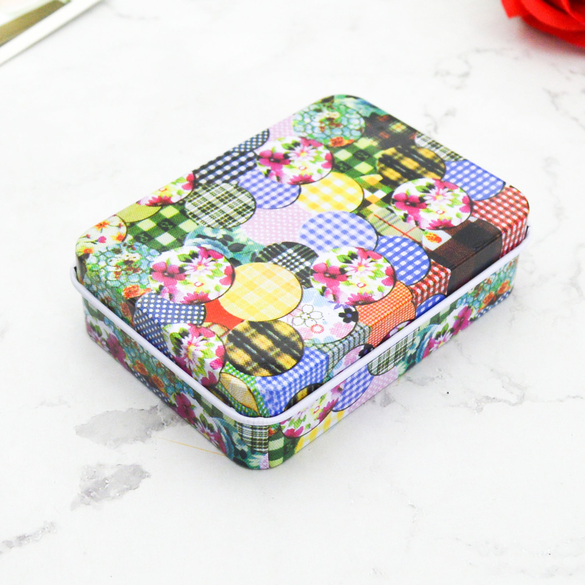 Cute Jewelry Creative Tinplate Storage Box Card Sticker Box - Boxes -  Trend Goods