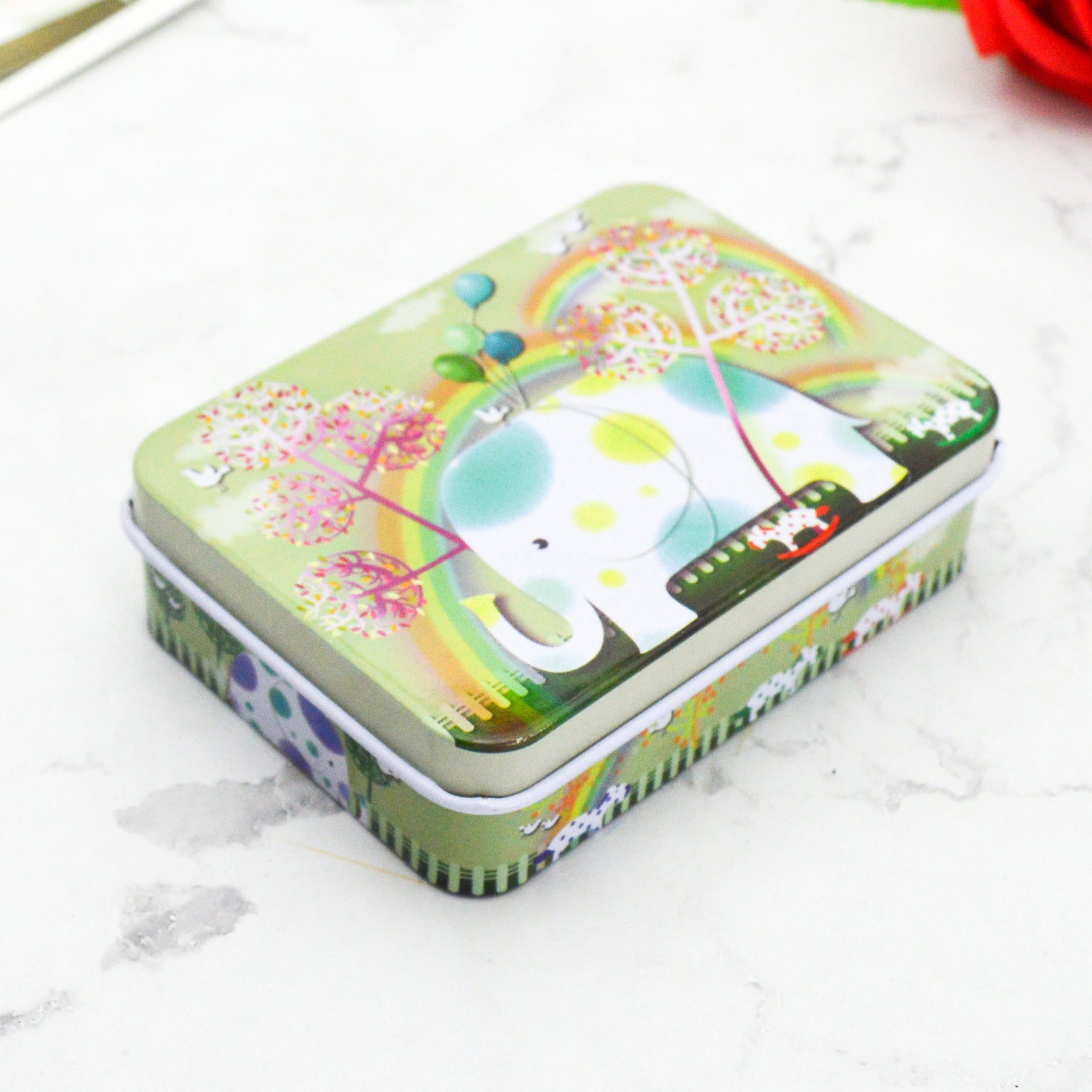 Cute Jewelry Creative Tinplate Storage Box Card Sticker Box - Boxes -  Trend Goods