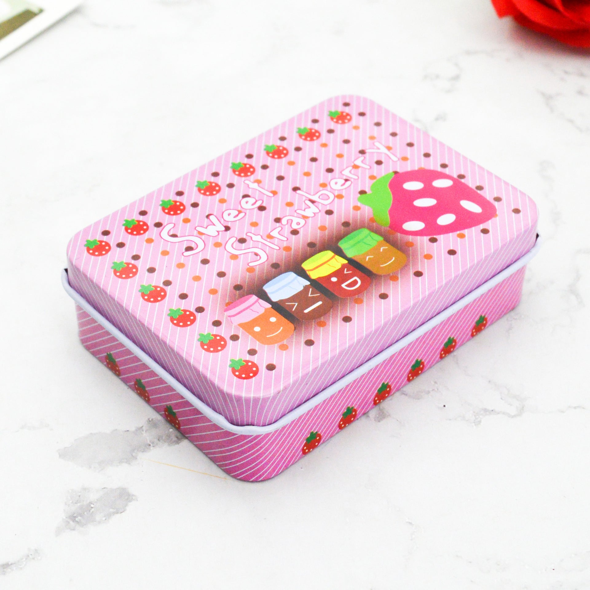 Cute Jewelry Creative Tinplate Storage Box Card Sticker Box - Boxes -  Trend Goods