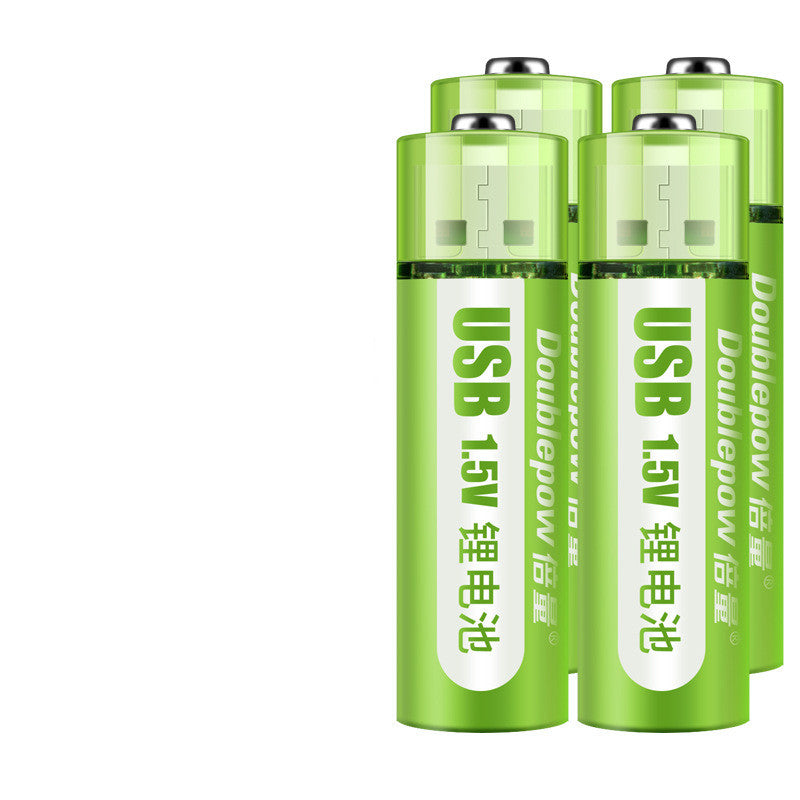 USB Rechargeable Lithium Battery Large Capacity 1.5v Constant Voltage AA - Batteries -  Trend Goods