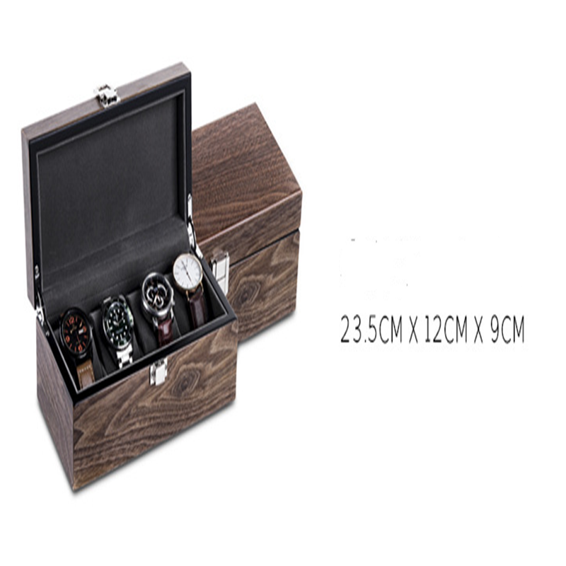 Walnut Watch Storage Organizer Box - Watch Boxes -  Trend Goods