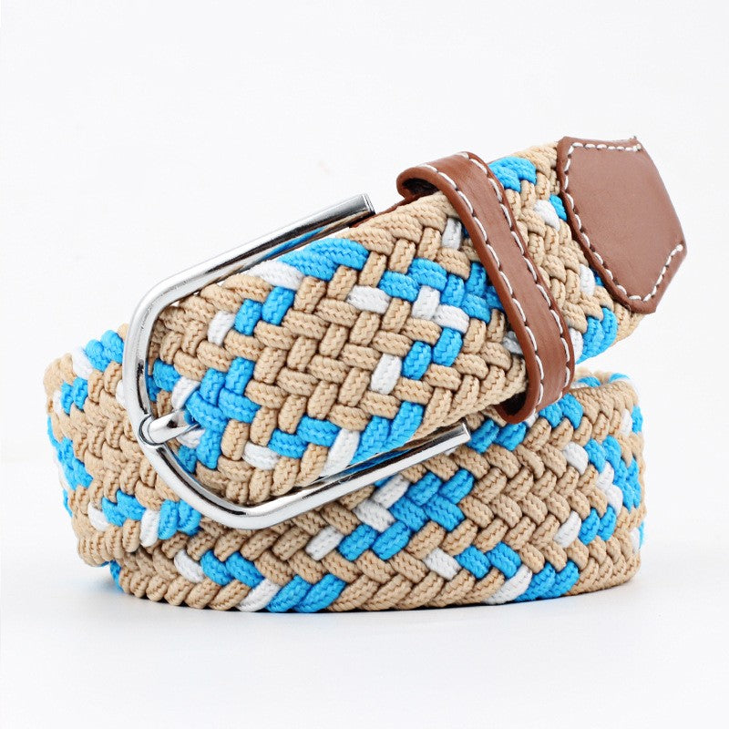 Casual Stretch Braided Canvas Belt Needle Buckle - Belts -  Trend Goods