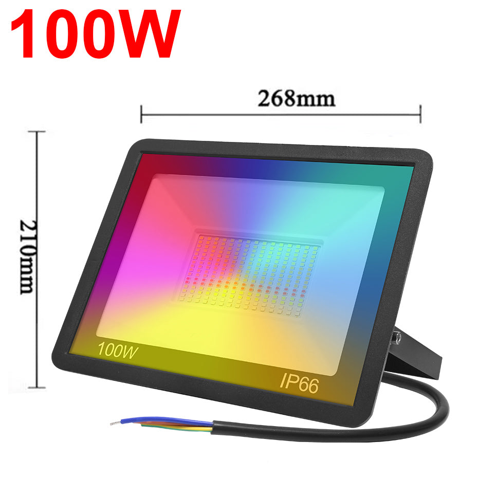 WiFi Smart Waterproof Outdoor Courtyard Floodlight - Lighting -  Trend Goods