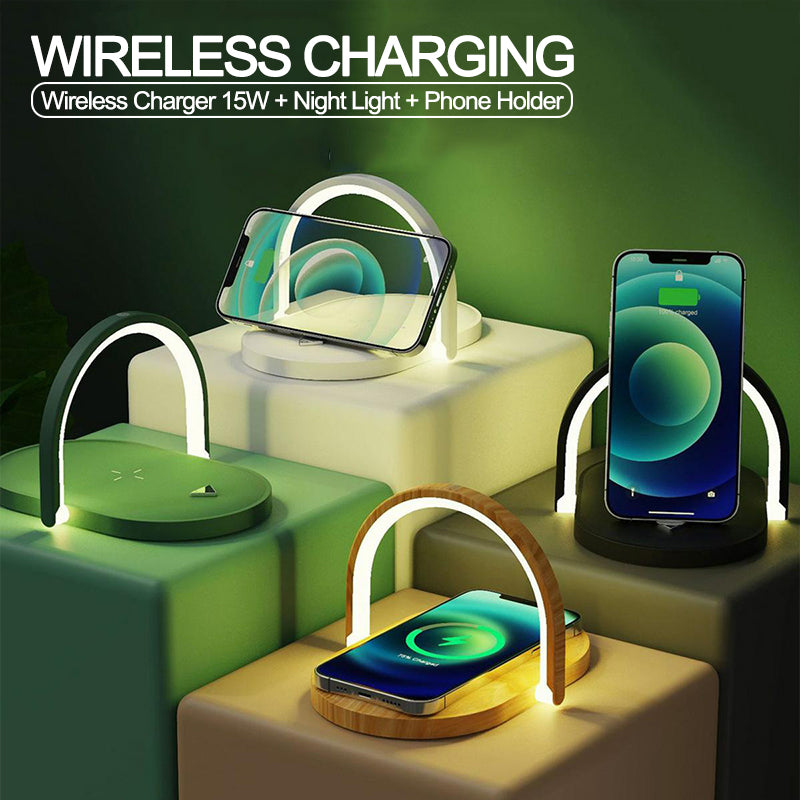 Foldable Night Light Wireless Charger - Wireless Chargers -  Trend Goods