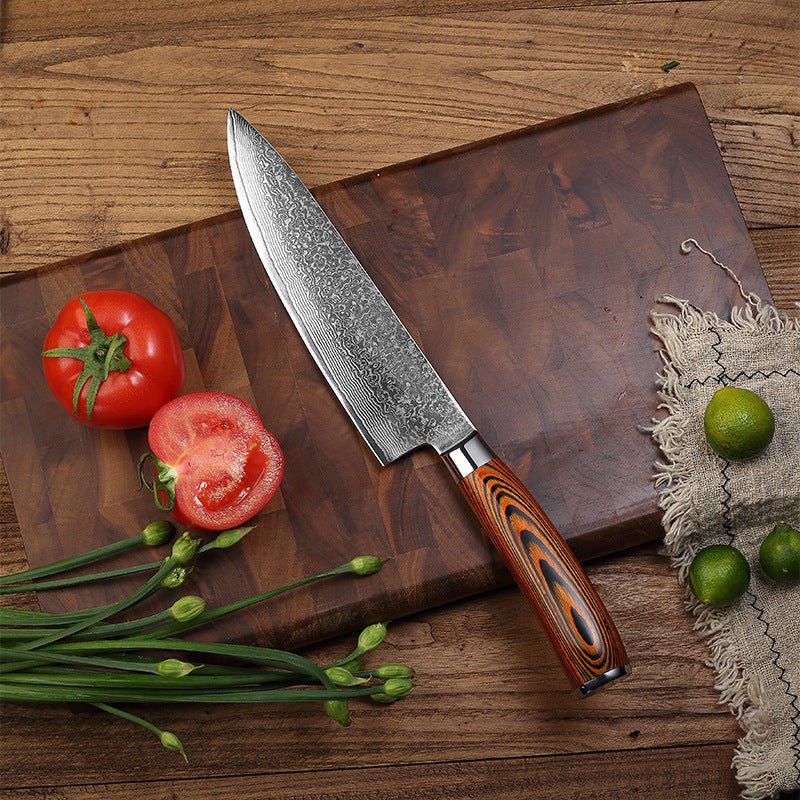 Damascus Steel Eight-inch Chef's Knife VG - Kitchen Tools -  Trend Goods