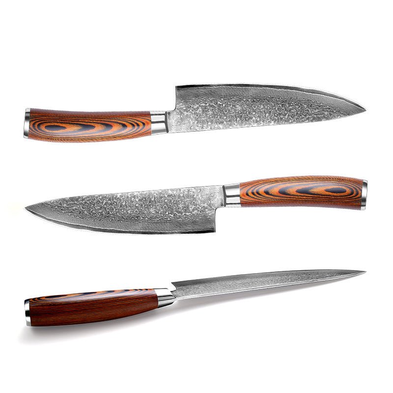 Damascus Steel Eight-inch Chef's Knife VG - Kitchen Tools -  Trend Goods