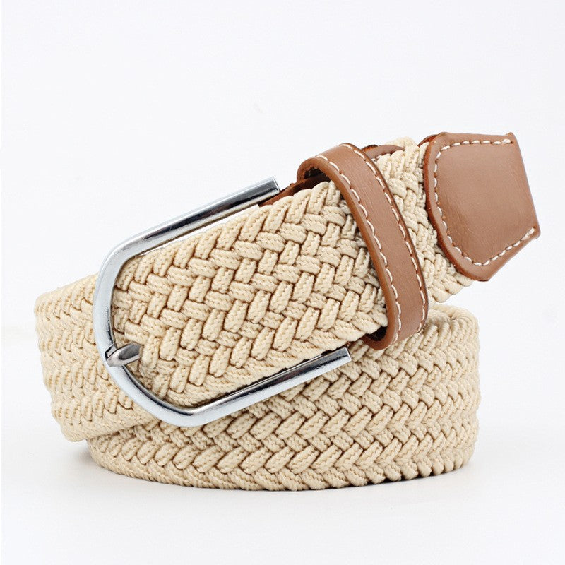 Casual Stretch Braided Canvas Belt Needle Buckle - Belts -  Trend Goods