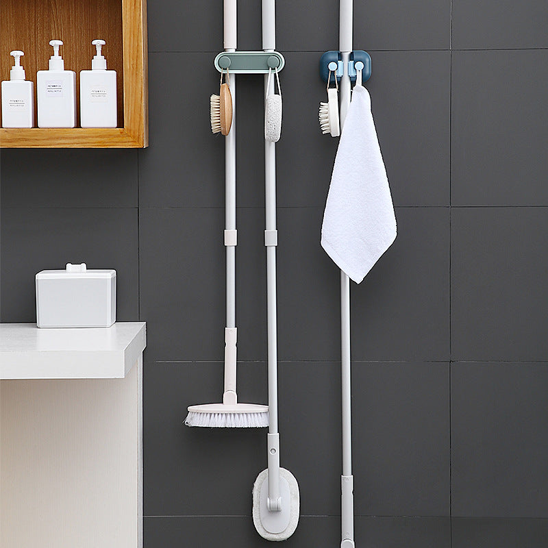 Bathroom Mop Clip Double-button Mop Hook Trend Goods
