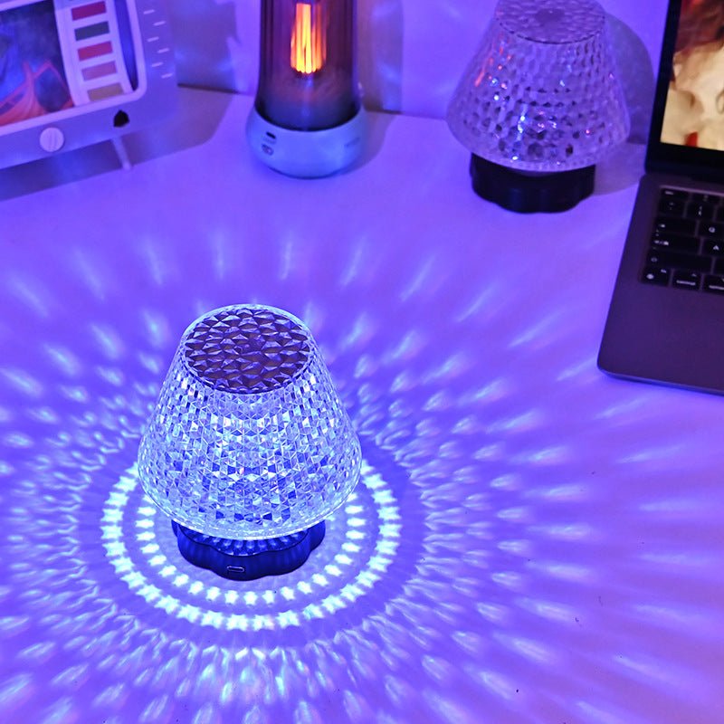 Diamond Crystal Lamp Table Light USB Touch Sensor Bar Table Lamp Dimming Beside Lamp LED Night Light - Night Lights -  Trend Goods