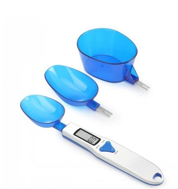 Digital Spoon Scale 500g 0.1g Electronic Measuring Kitchen Spoon With 3 Detachable Weighing Spoons - Kitchen Gadgets -  Trend Goods