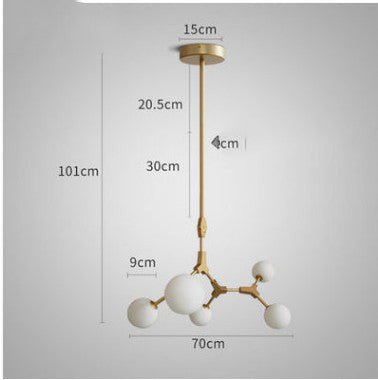 Dining Lamp Bedroom Bar Designer Magic Bean Chandelier - Lighting -  Trend Goods