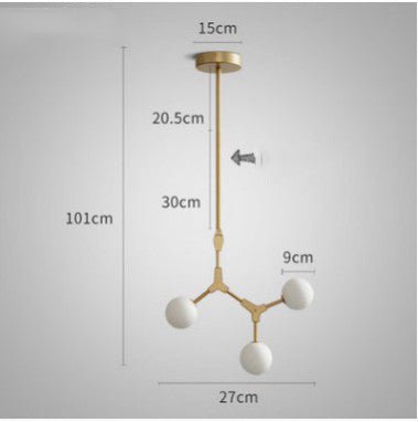 Dining Lamp Bedroom Bar Designer Magic Bean Chandelier - Lighting -  Trend Goods