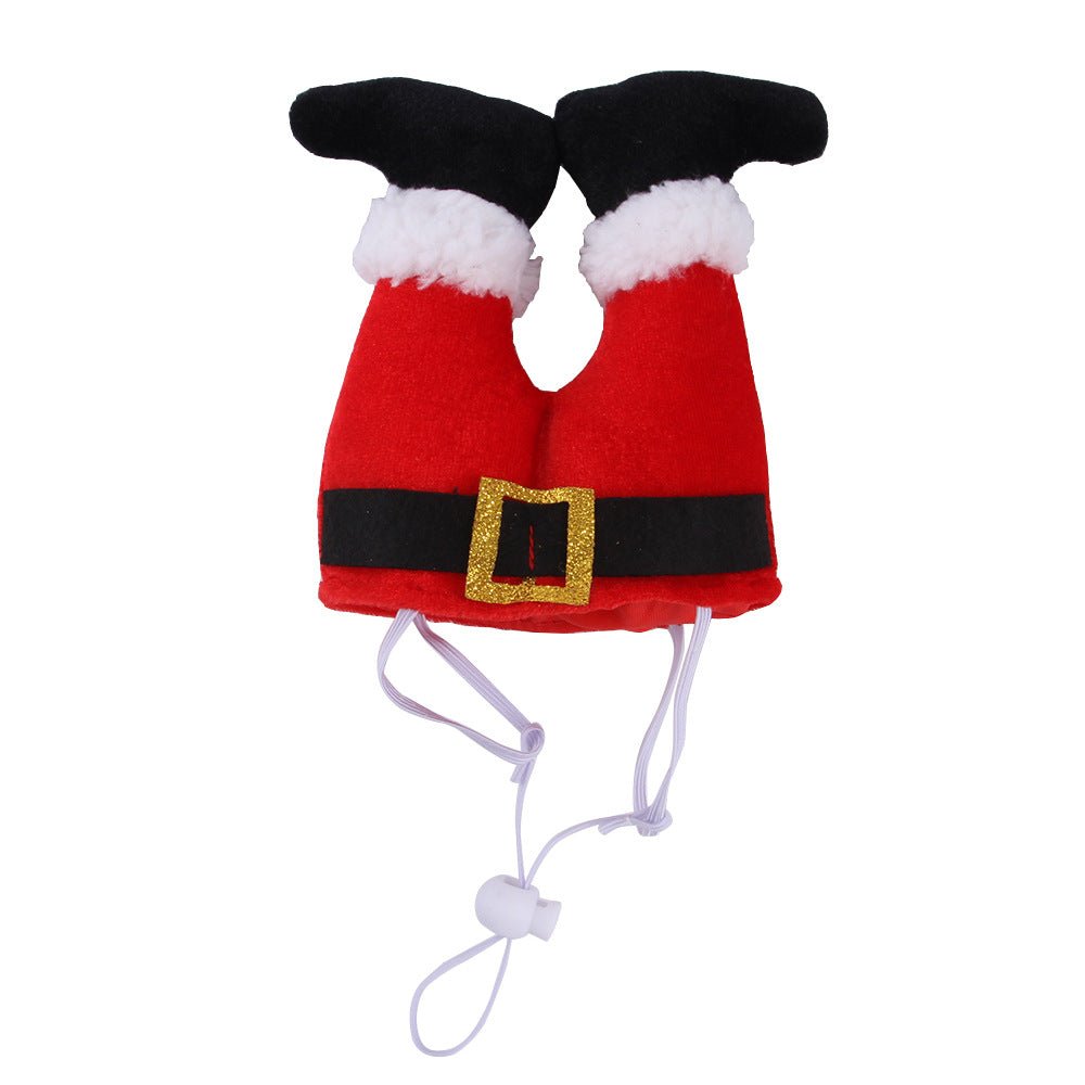 Dog Cat Christmas Costume Christmas Hat For Pet Cute Fleece Hat - Pet Apparel -  Trend Goods