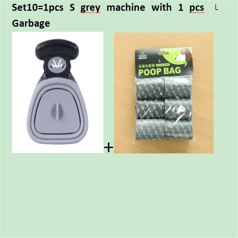 Dog Pet Travel Foldable Pooper Scooper With 1 Roll Decomposable bags - Pet Toilets -  Trend Goods