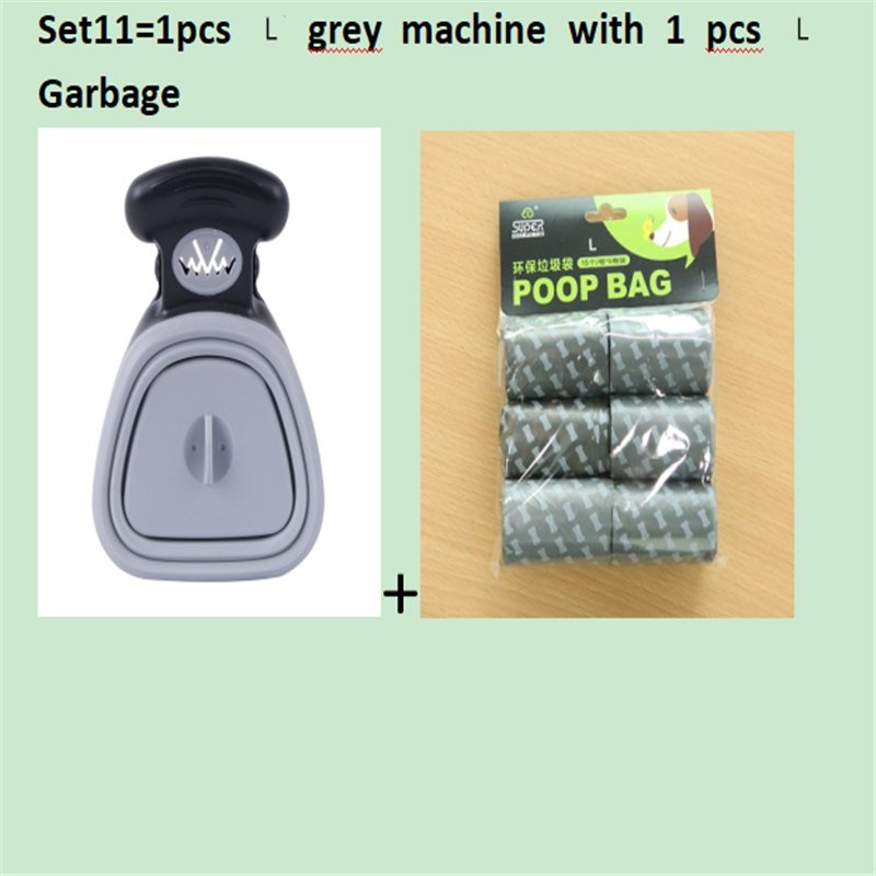 Dog Pet Travel Foldable Pooper Scooper With 1 Roll Decomposable bags - Pet Toilets -  Trend Goods