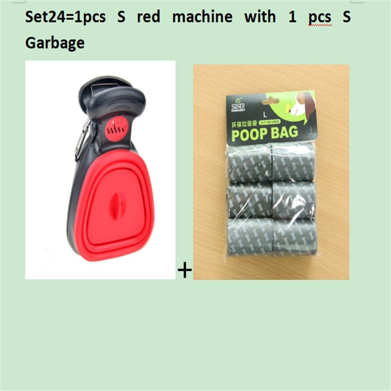 Dog Pet Travel Foldable Pooper Scooper With 1 Roll Decomposable bags - Pet Toilets -  Trend Goods