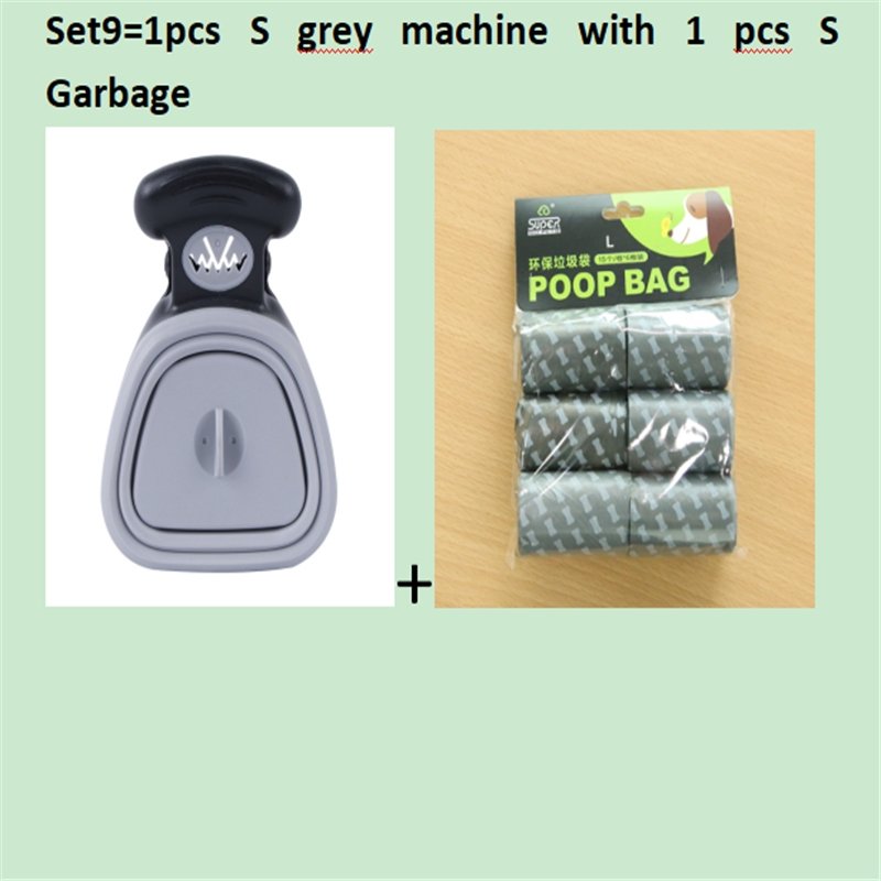 Dog Pet Travel Foldable Pooper Scooper With 1 Roll Decomposable bags - Pet Toilets -  Trend Goods