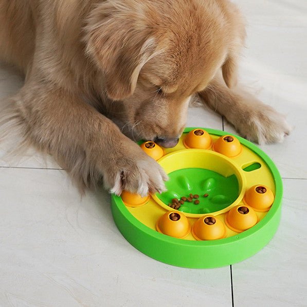 Dog Puzzle Toys Slow Feeder Interactive Increase Puppy IQ Food Dispenser Slowly Eating Non-Slip Bowl - Automatic Feeders -  Trend Goods