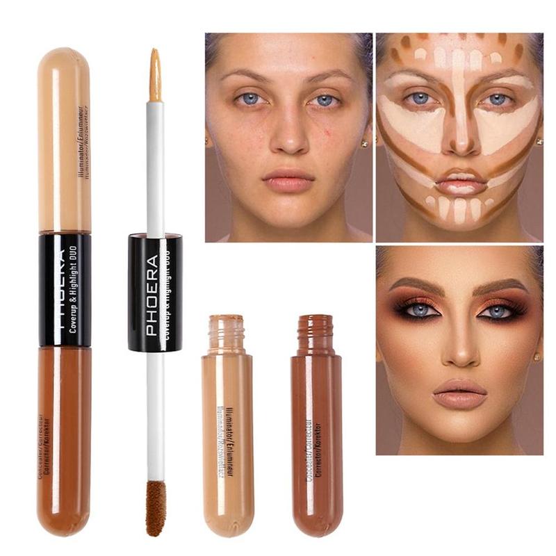 Double Heads For Any Skin Type Natural Color Brightening Liquid Concealer - Concealers -  Trend Goods