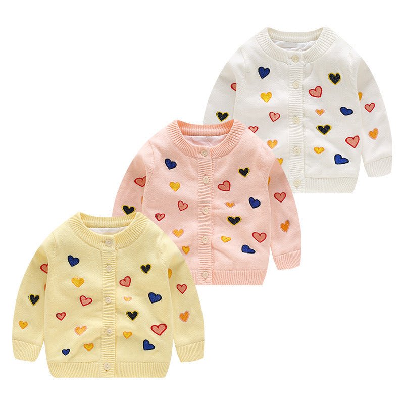 Double Jacquard Cardigan For Infants And Toddlers - Cardigans -  Trend Goods