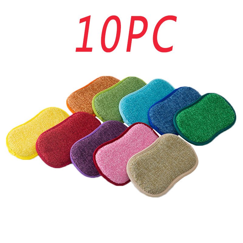 Double-Sided Kitchen Cleaning Magic Sponge Microfiber Non-Stick - Kitchen Cleaning -  Trend Goods