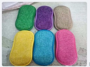 Double-Sided Kitchen Cleaning Magic Sponge Microfiber Non-Stick - Kitchen Cleaning -  Trend Goods