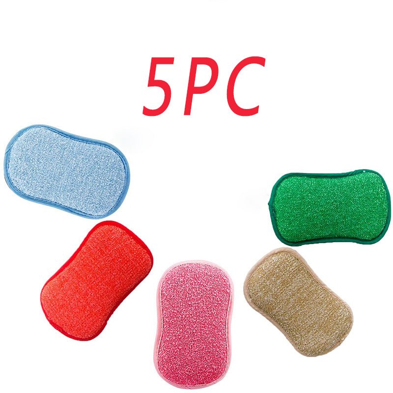 Double-Sided Kitchen Cleaning Magic Sponge Microfiber Non-Stick - Kitchen Cleaning -  Trend Goods