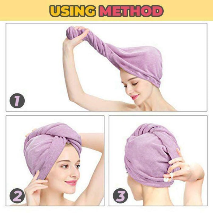 Dry Hair Towel - Bath & Shower -  Trend Goods