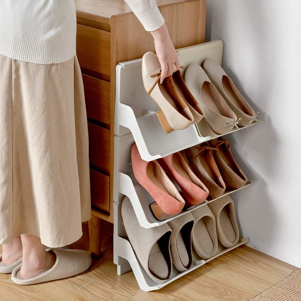 Shoe Rack Home Stackable Multi-layer Shoe Storage Shelf - Shoe Racks -  Trend Goods