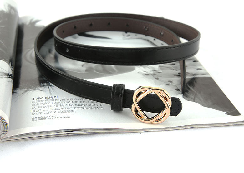 Fashion Leather Thin Belt For Women - Belts -  Trend Goods